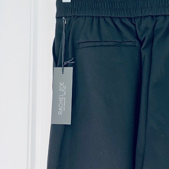 Rachel Zoe Straight Leg Cropped & Cuffed Pants in Black (10) New With Tag - Picture 8 of 10